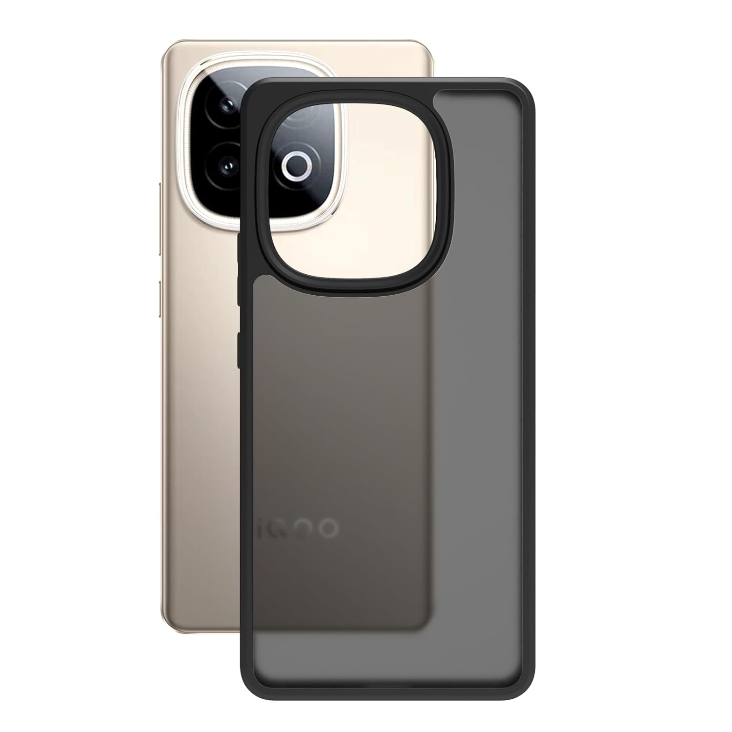 iQOO Neo 10 5G Back Cover Case | Sleek Hybrid - Matte Black
