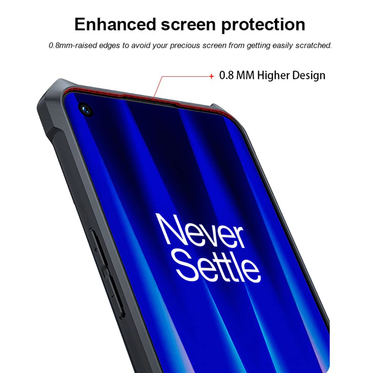 OnePlus Nord CE 2 5G Back Cover Case | Xundd Armor - Clear Transparent