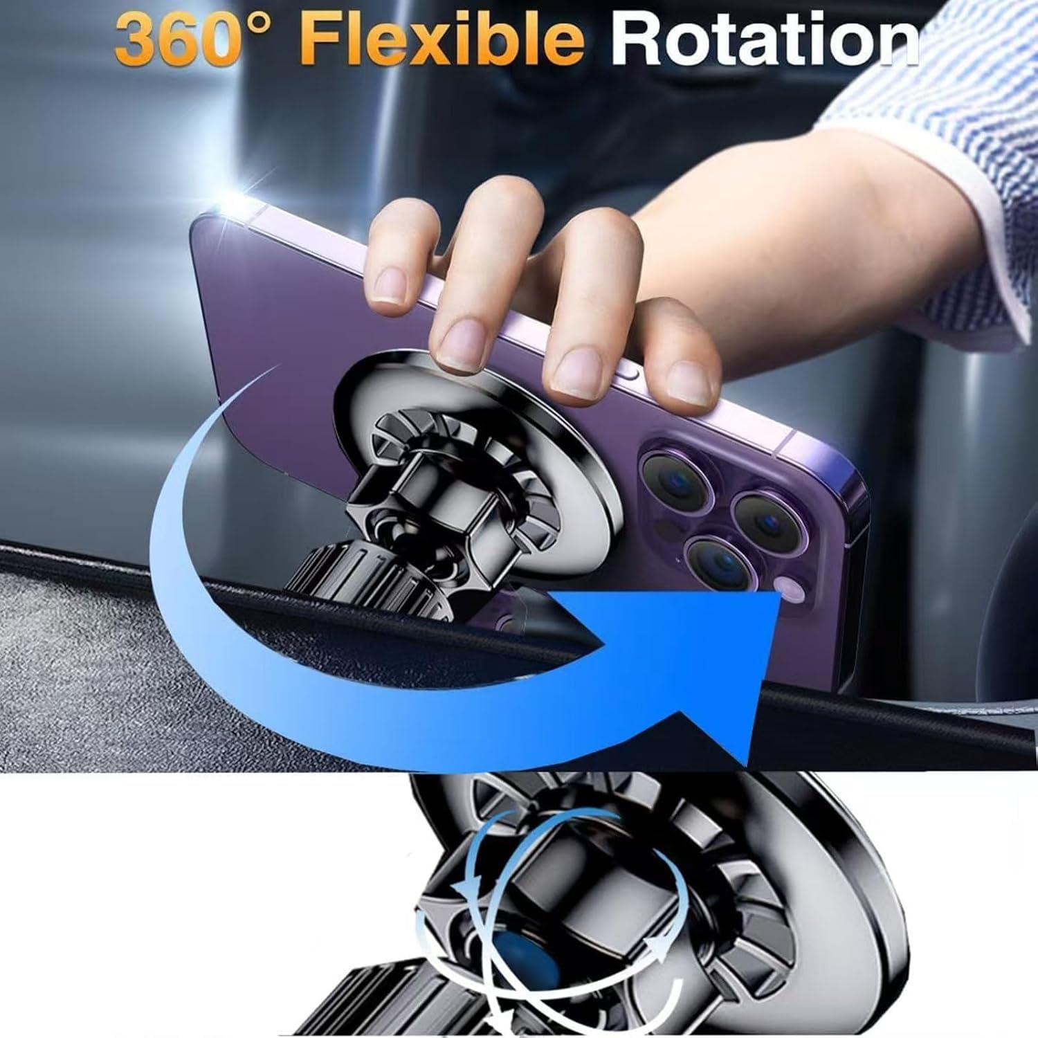 Magnetic Car Mobile Holder | Air Vent Mount - MagSafe Compatible