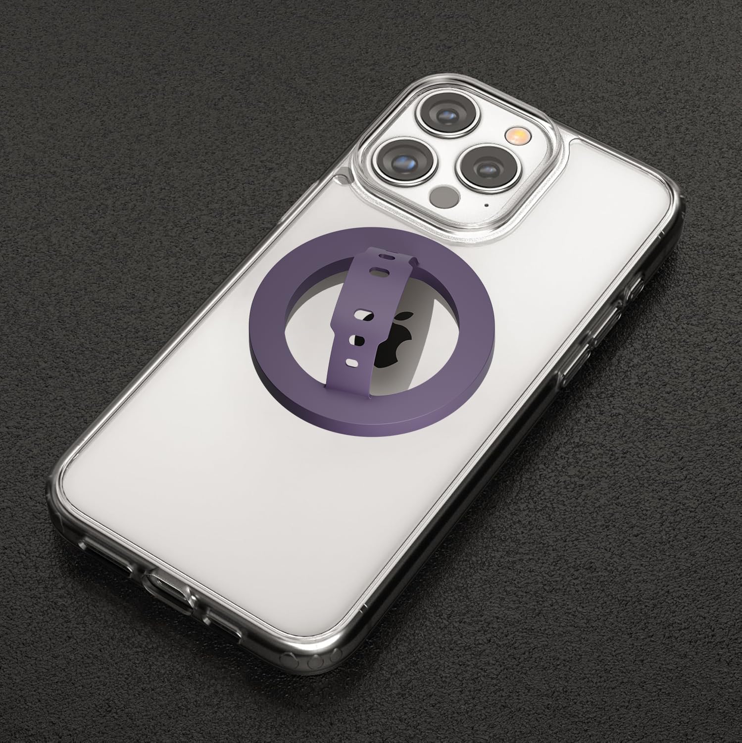 MagSafe Silicone Phone Grip | Finger Loop Holder - Silcy Purple