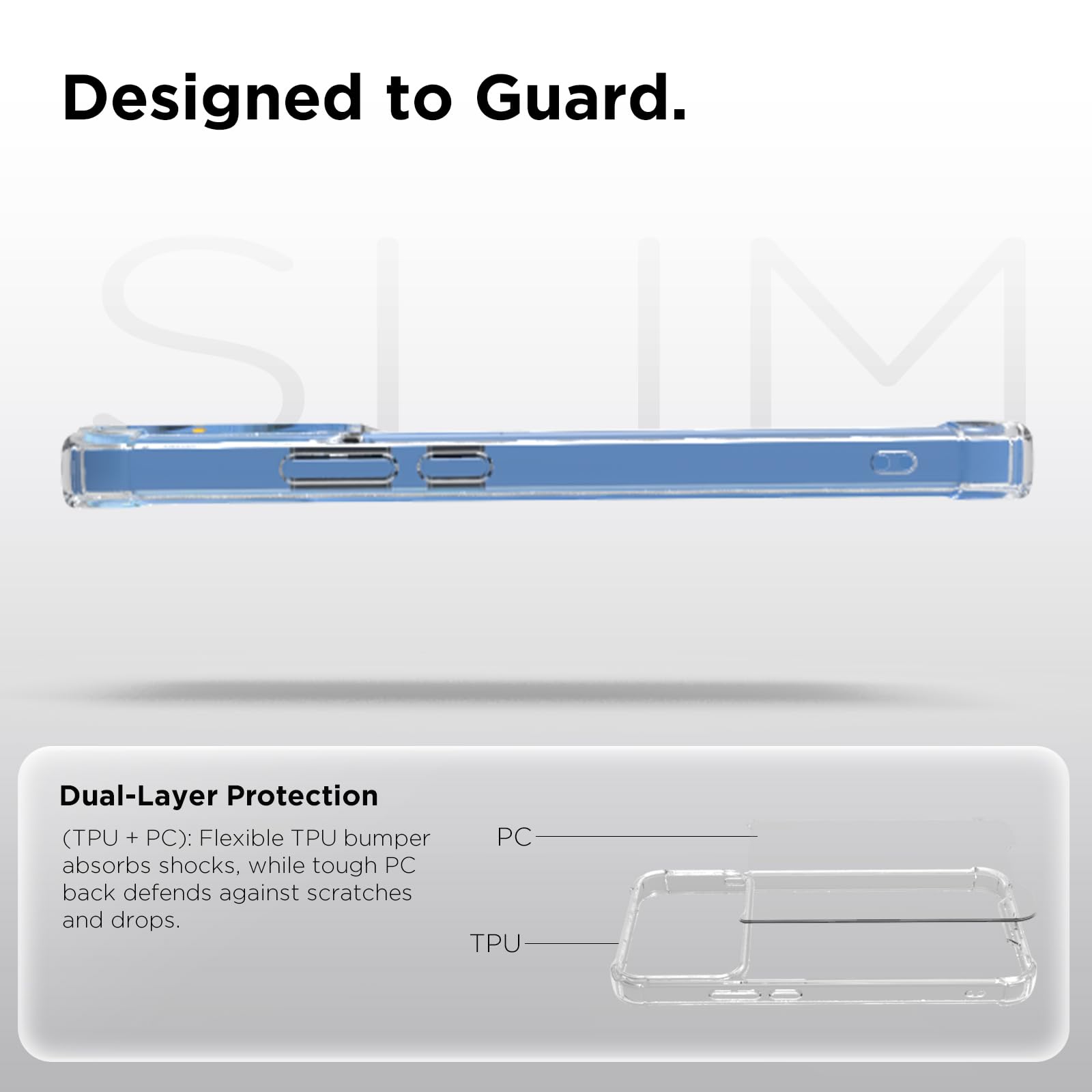 Nothing Phone 4b Back Cover Case | Clear Hybrid - Clear