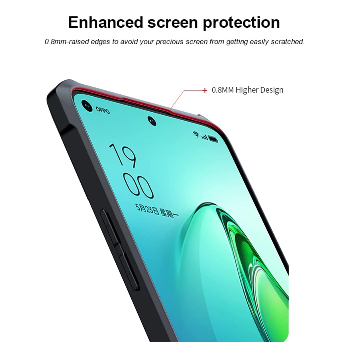 Oppo Reno 8 Pro 5G Back Cover Case | Xundd - Black