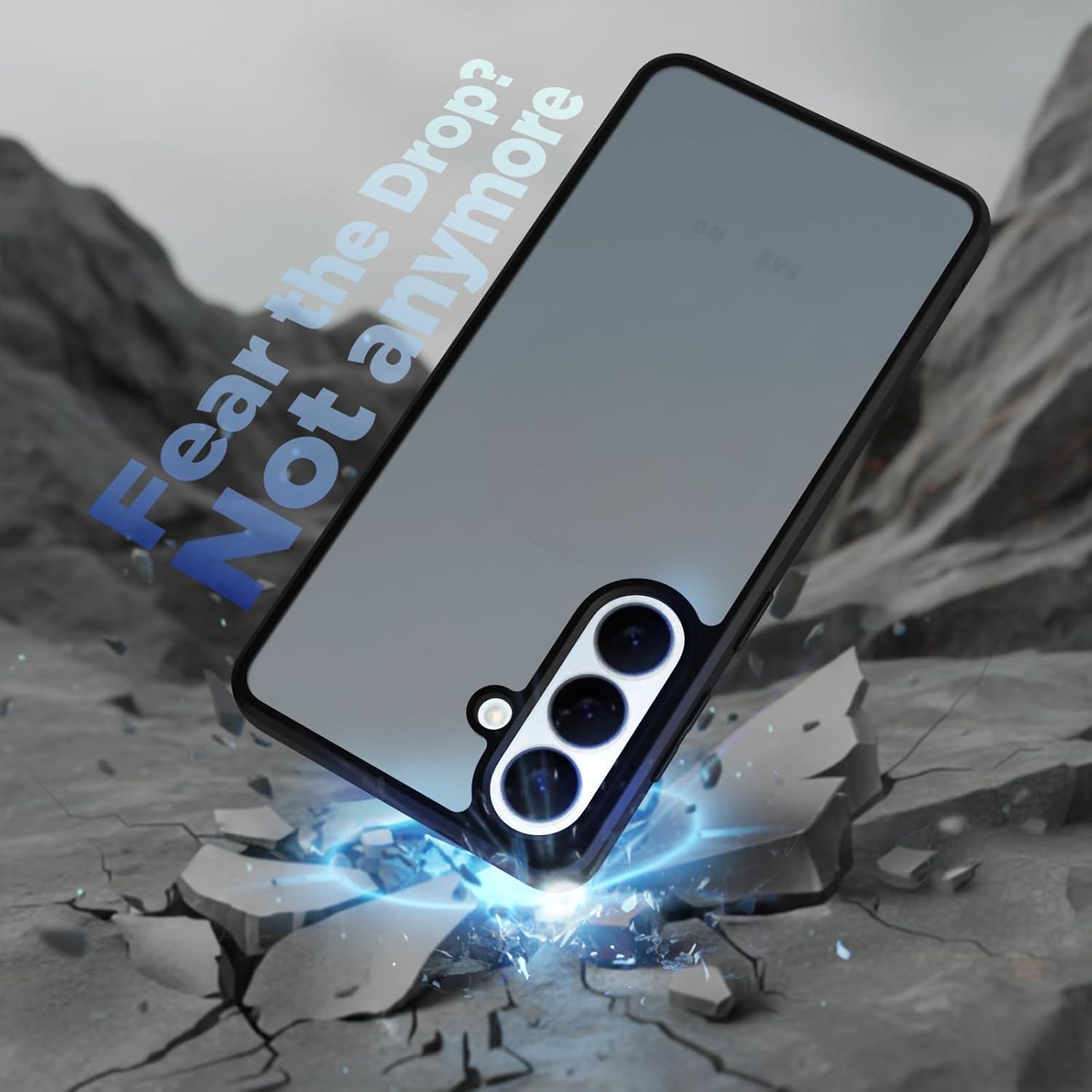 Samsung Galaxy S26 Back Cover Case | Sleek Hybrid - Matte Black