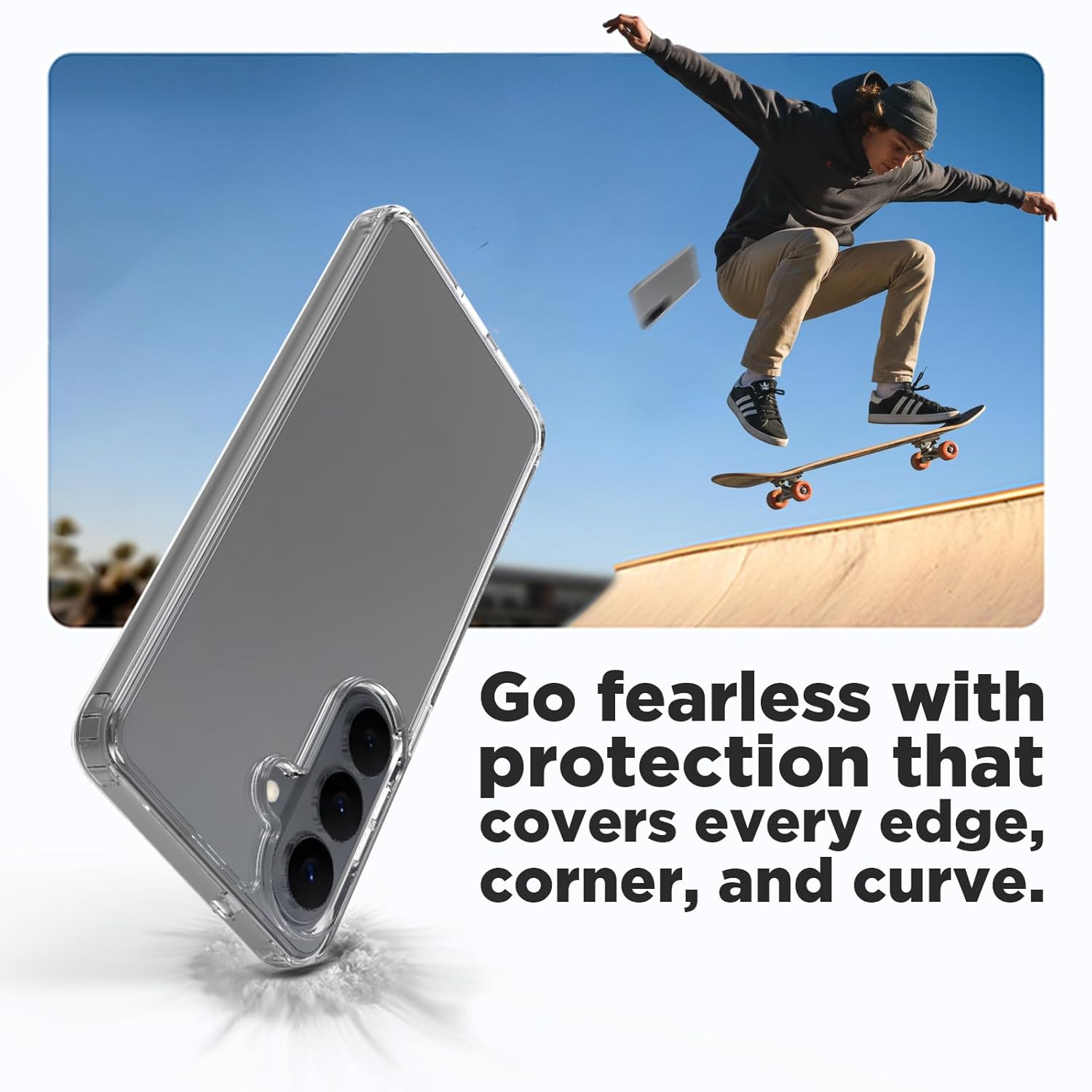 Samsung Galaxy S26 Back Cover Case | Clear Hybrid - Clear