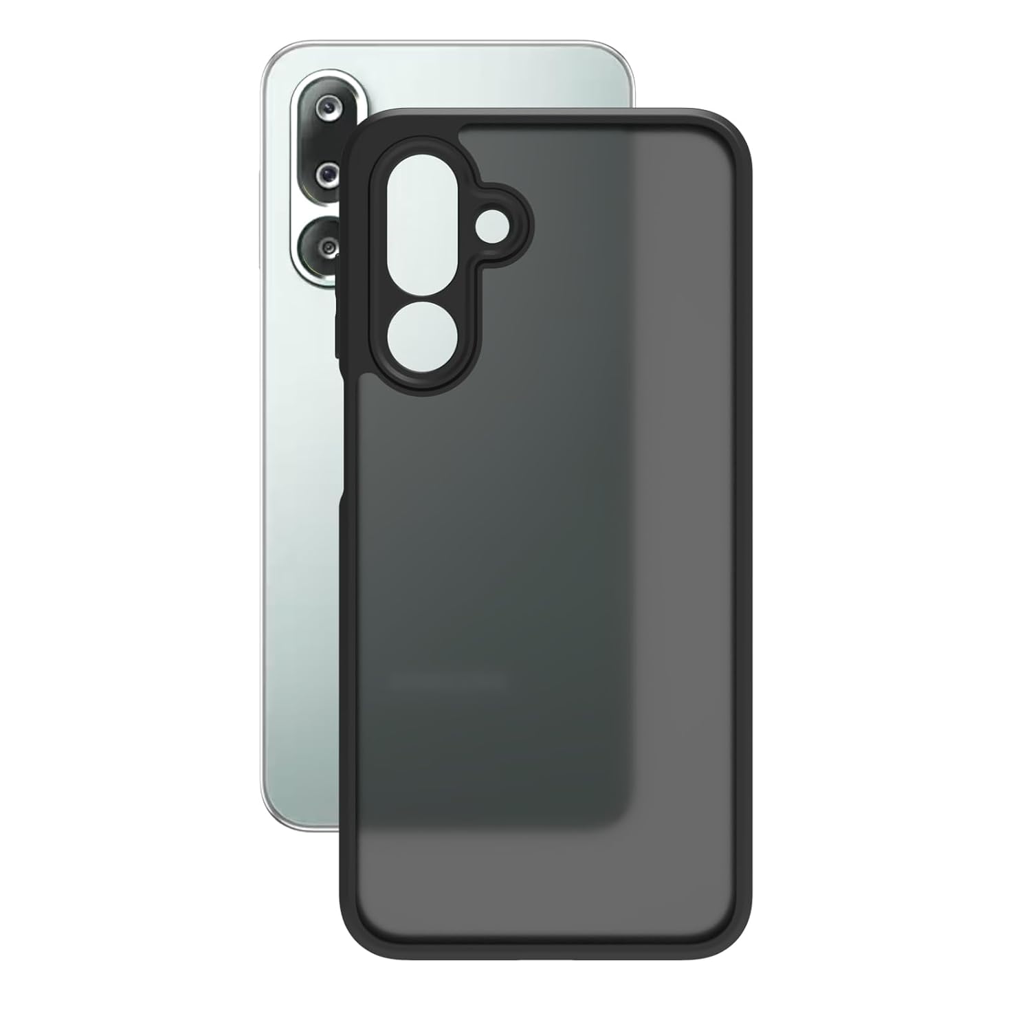 Samsung Galaxy M36 5G / F36 5G Back Cover Case | Sleek Hybrid - Matte Black