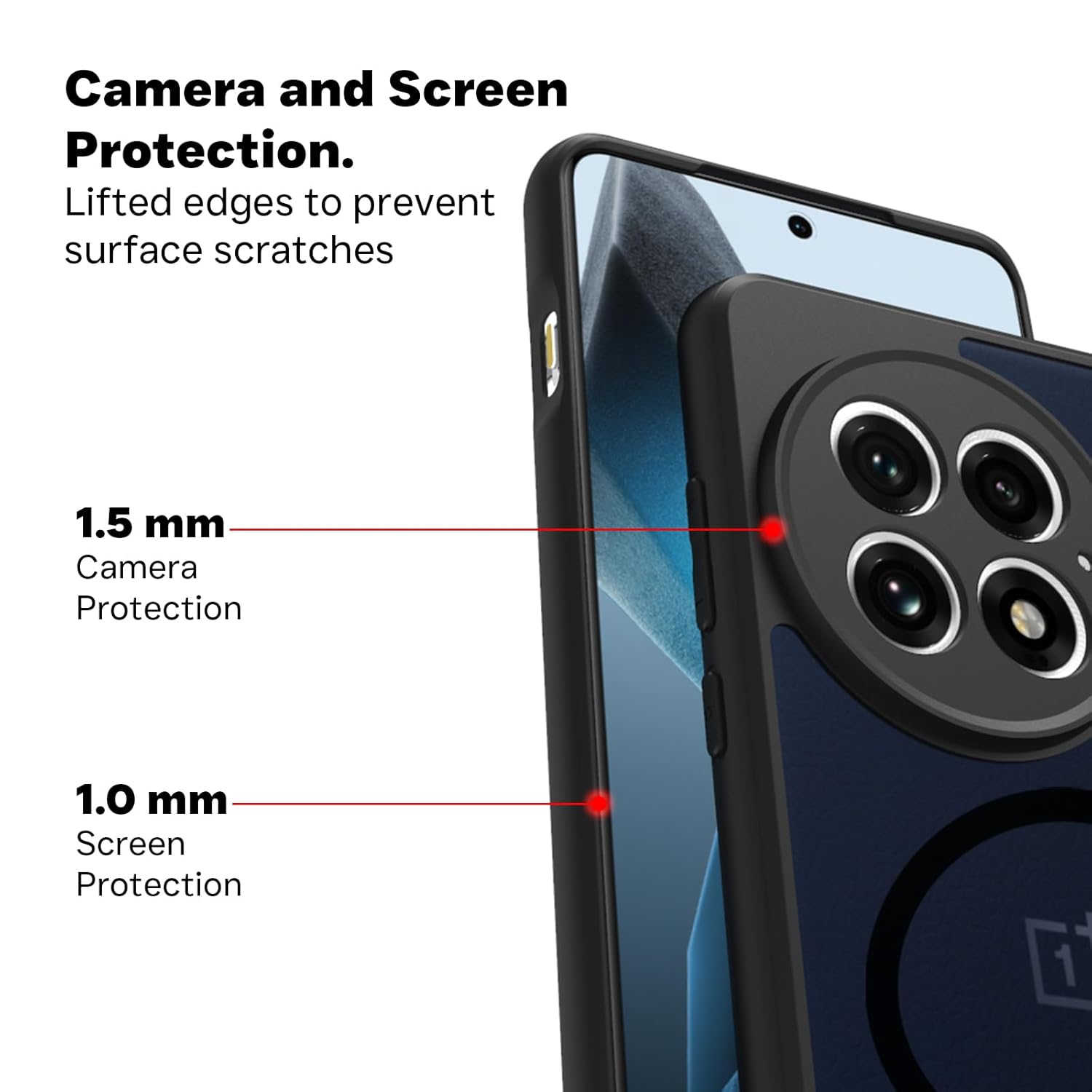 OnePlus 13 5G Back Cover Case | Sleek Hybrid - Matte Black