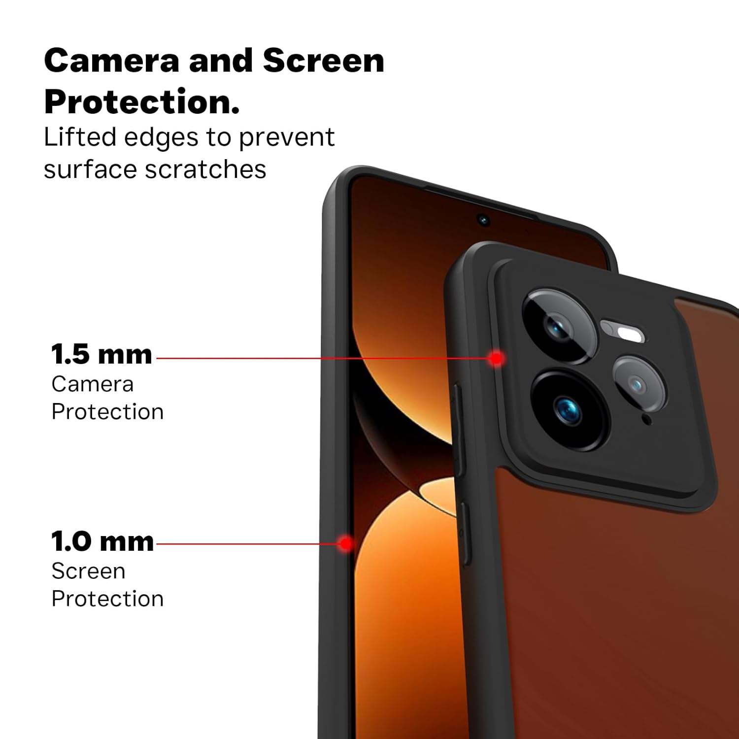 Realme GT 7 Pro / GT7 Pro 5G Back Cover Case | Sleek Hybrid - Matte Black
