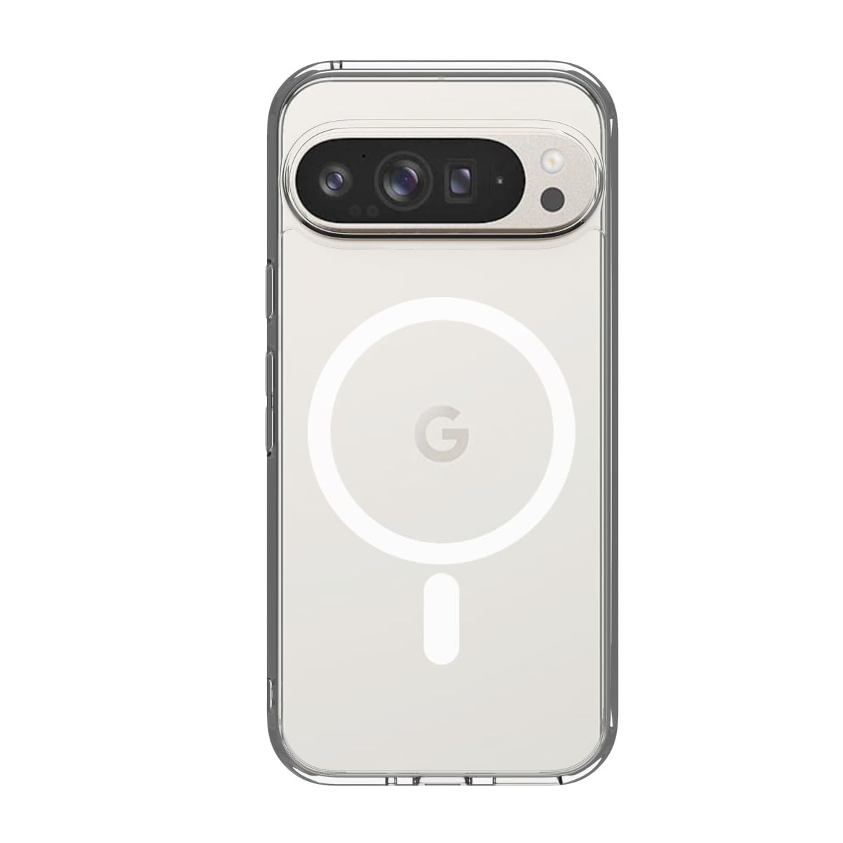 Google Pixel 9 Pro XL Back Cover Case | Clear Hybrid - Clear Magnetic
