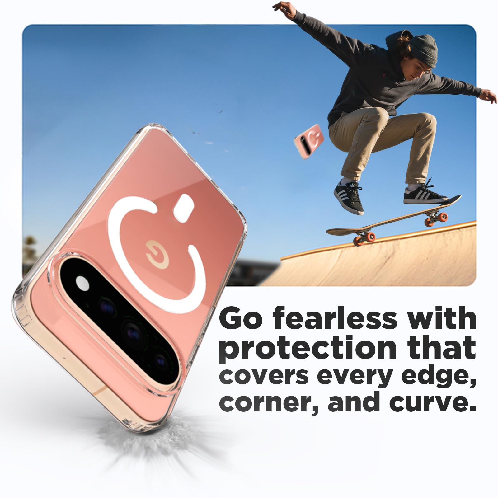 Google Pixel 11 / Pixel 11 Pro Back Cover Case | Clear Hybrid - Clear Magnetic
