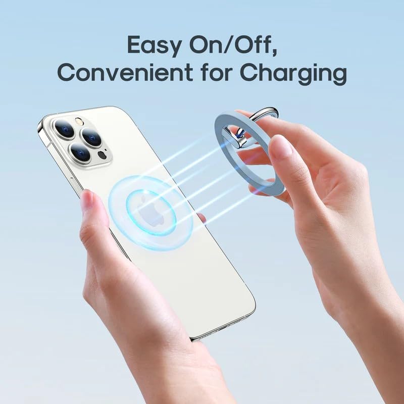 MagSafe Phone Grip & Stand | 2-in-1 Ring Holder - Black