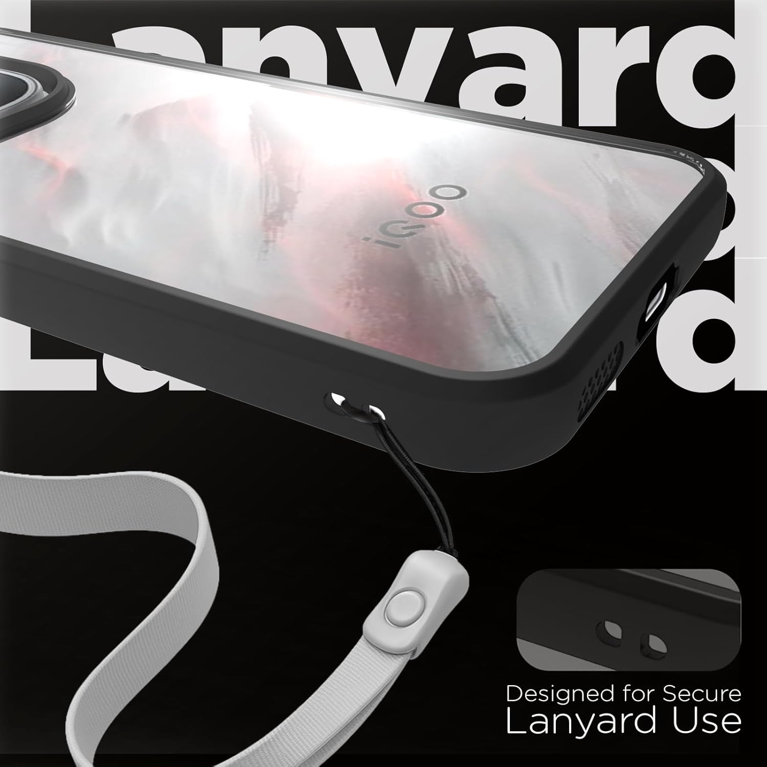 iQOO 15 5G Back Cover Case | Sleek Hybrid - Clear Black