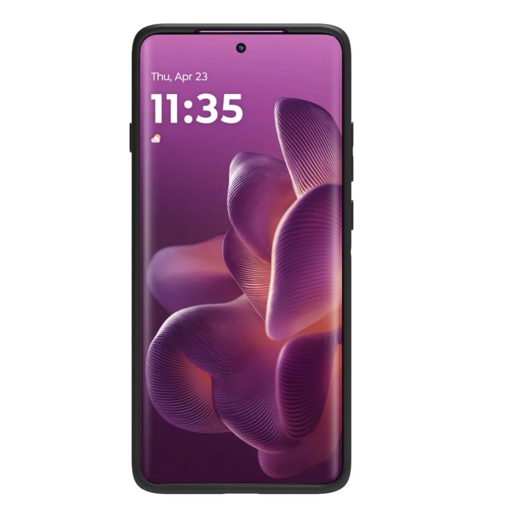 Moto Edge 60 Pro 5G Back Cover Case | Sleek Hybrid - Matte Black