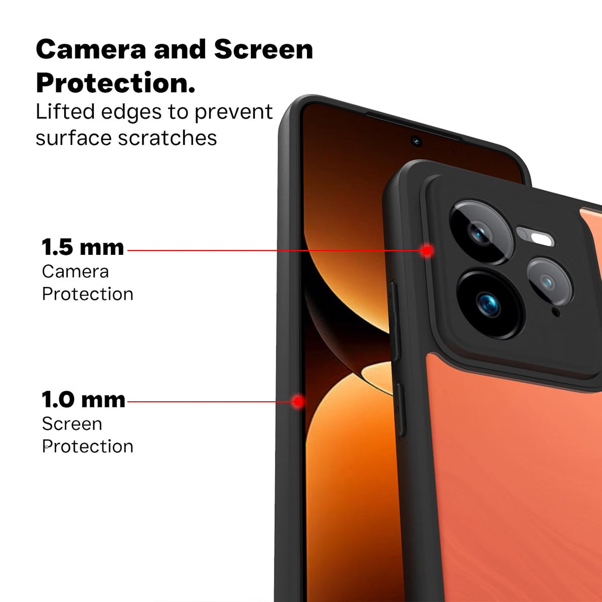 Realme GT 7 Pro 5G Back Cover Case | Sleek Hybrid - Clear Black
