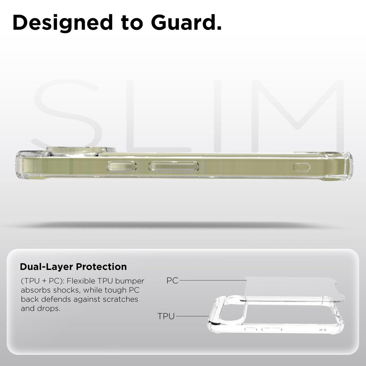 Google Pixel 11 / Pixel 11 Pro Back Cover Case | Clear Hybrid - Clear