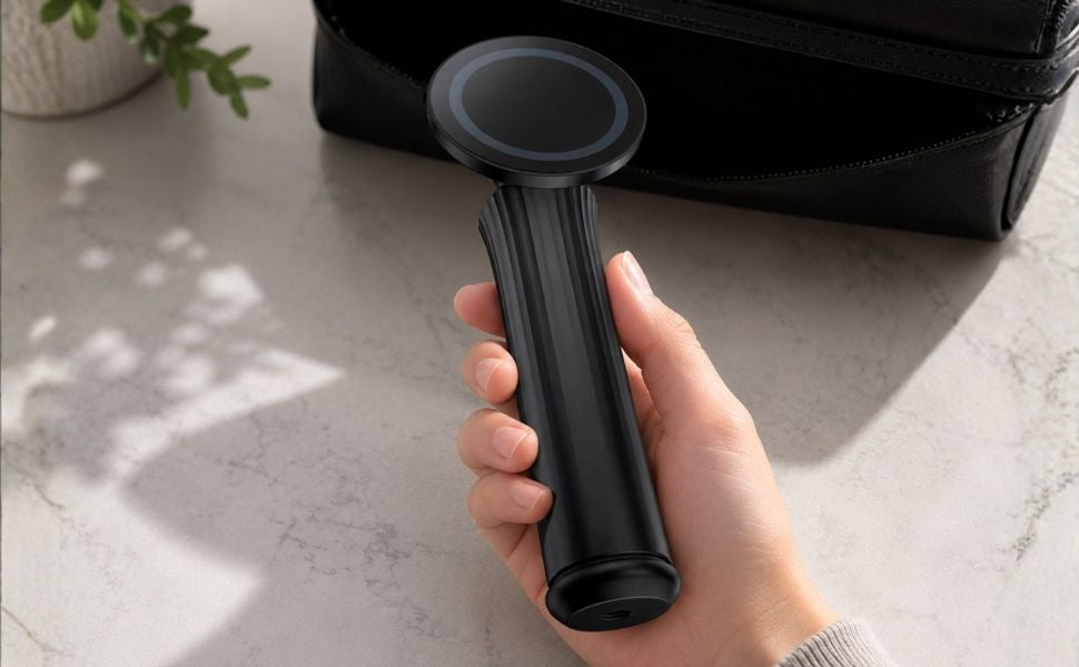 Magnetic Selfie Stick Tripod | 360 Degree Rotatable Phone Holder - Black