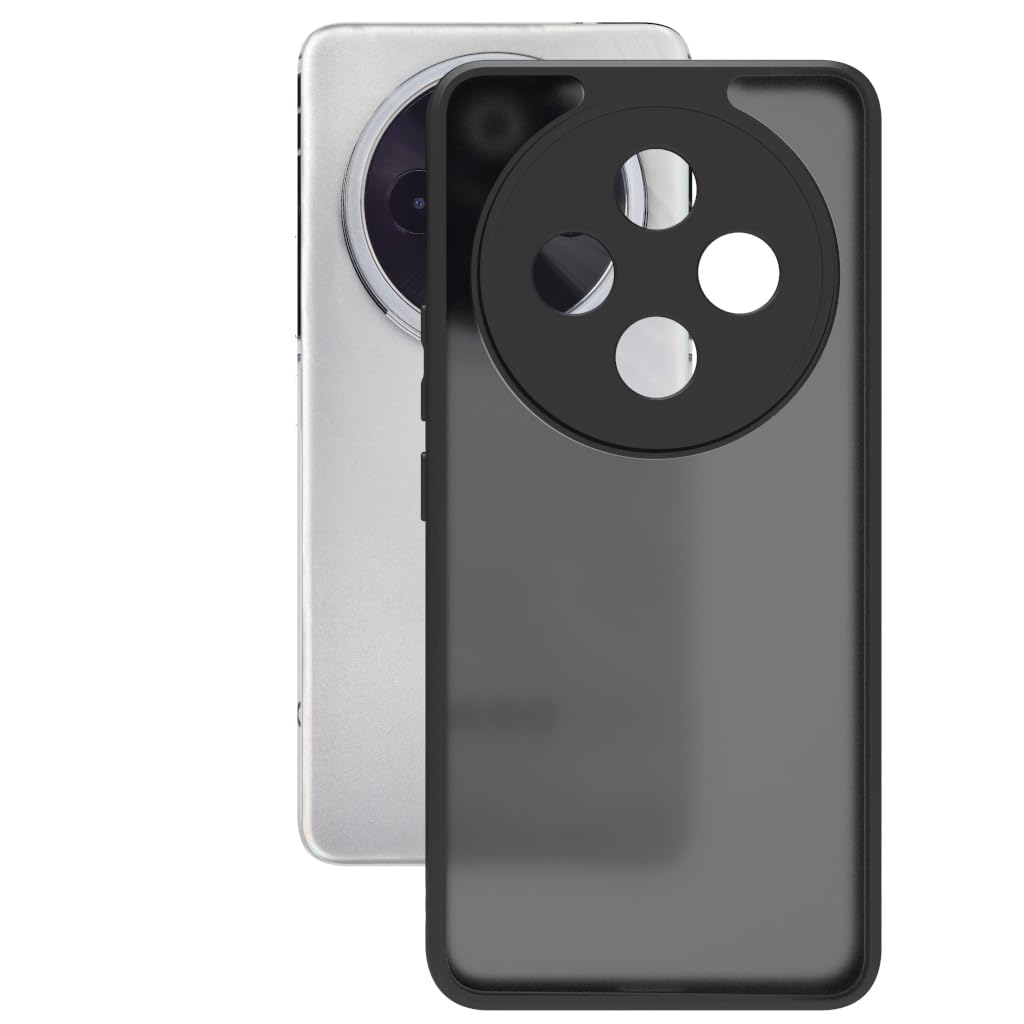 iQOO Z10 5G / Vivo T4 5G Back Cover Case | Sleek Hybrid - Matte Black