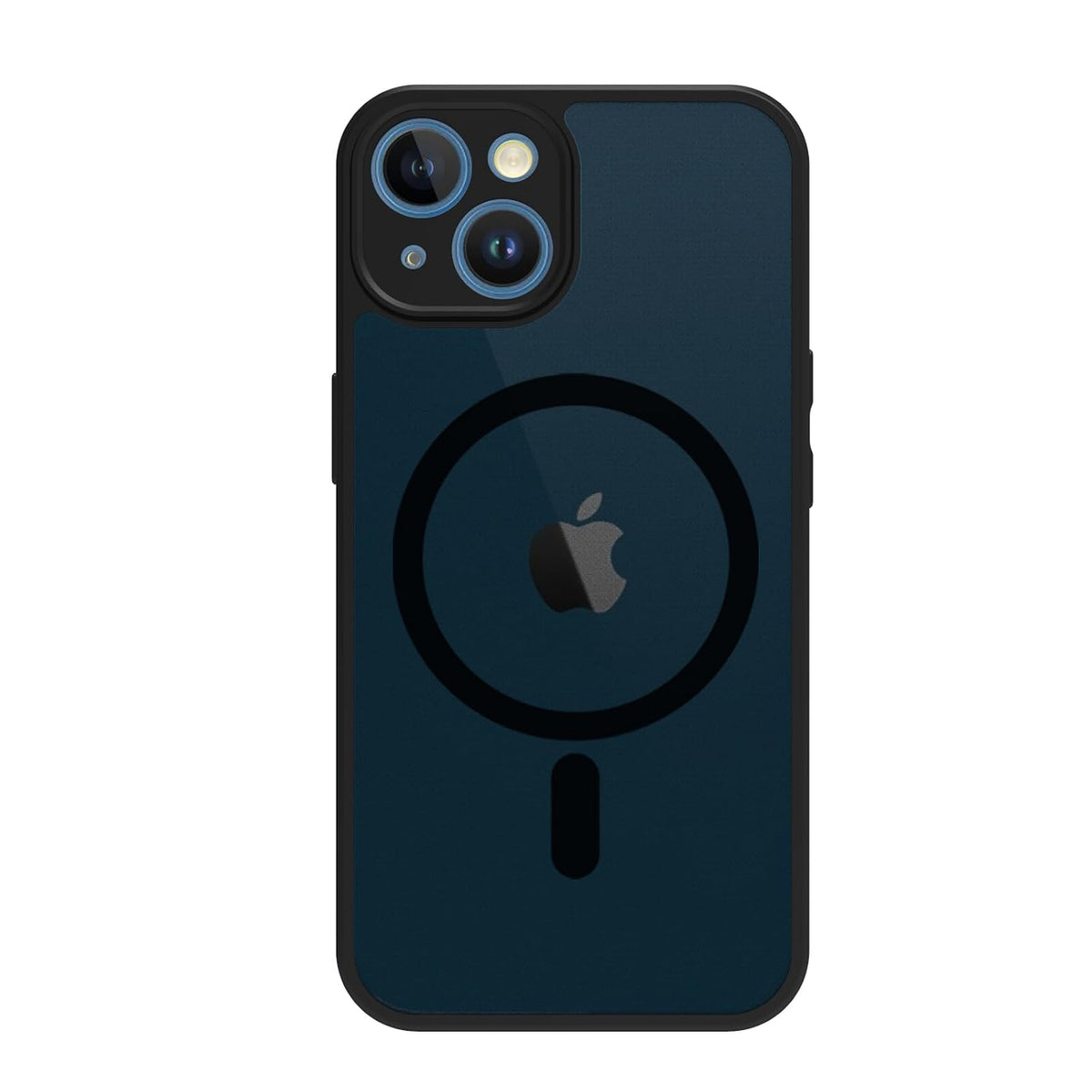 iPhone 13 Back Cover Case | Sleek Hybrid - Matte Black Magnetic