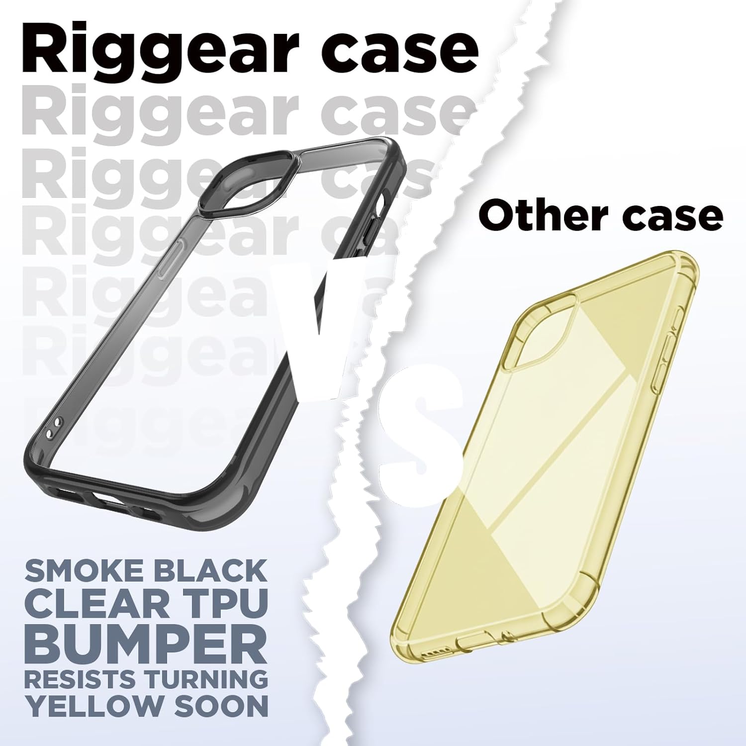 iQOO 15 Back Cover Case | Clear Hybrid - Clear Smoke Magnetic
