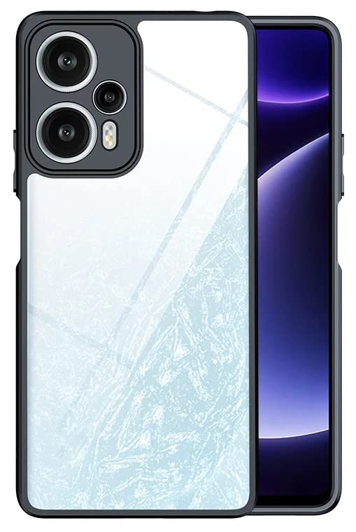 Poco F5 5G Back Cover Case | Sleek Hybrid - Clear Black