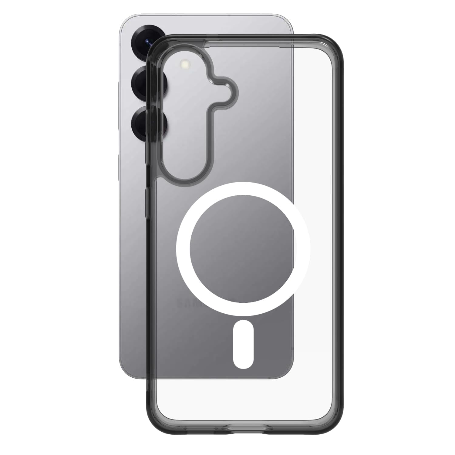 Samsung Galaxy S25 Back Cover Case | Clear Hybrid - Clear Magnetic