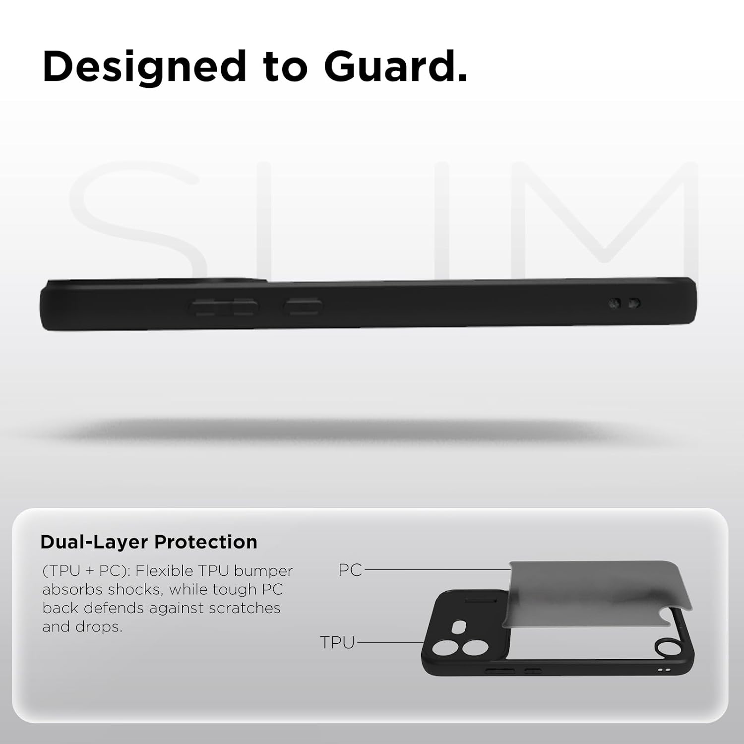 Nothing Phone 4b Back Cover Case | Sleek Hybrid - Matte Black
