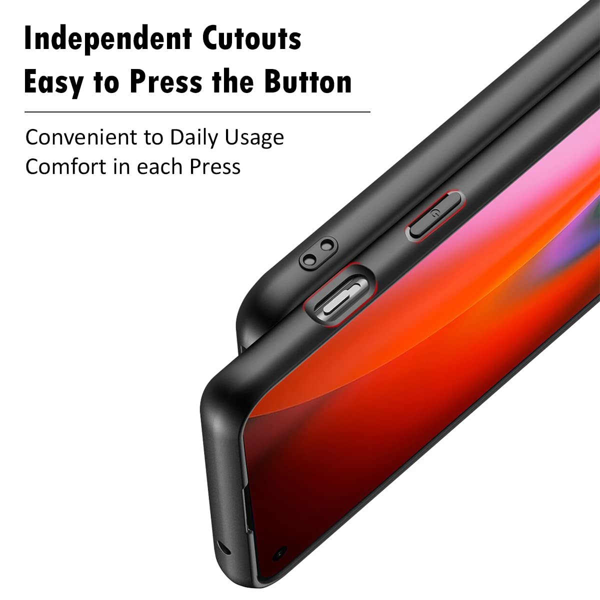 OnePlus 9RT Back Cover Case | Carbon Fiber Armor - Black