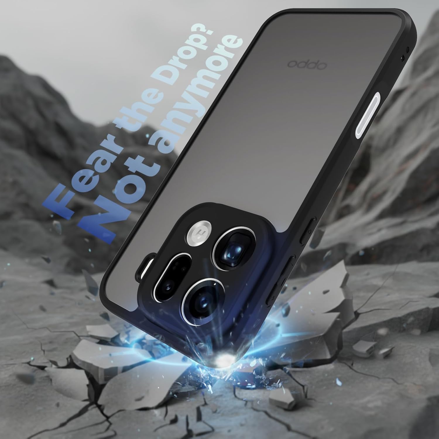 Oppo Find X9 Pro 5G Back Cover Case | Sleek Hybrid - Matte Black