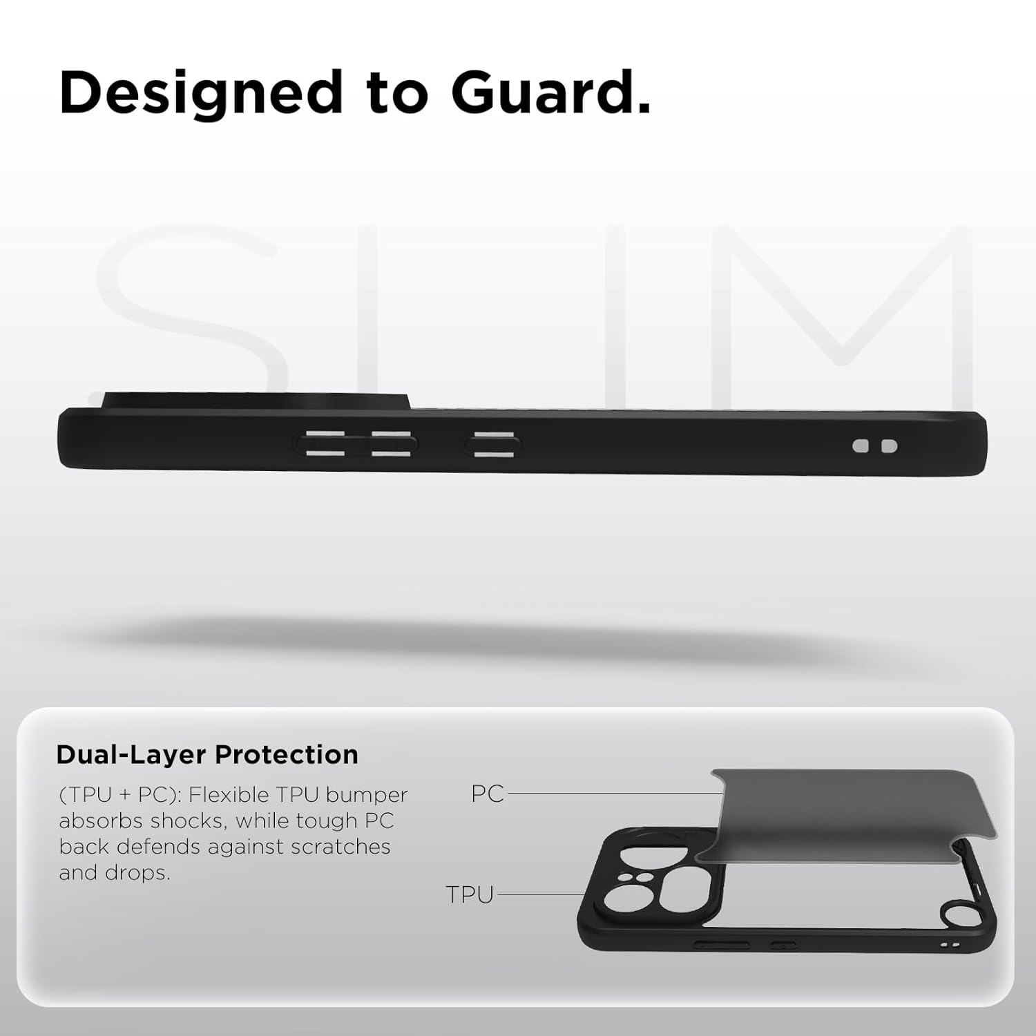Nothing Phone 4a Pro 5G Back Cover Case | Sleek Hybrid - Matte Black
