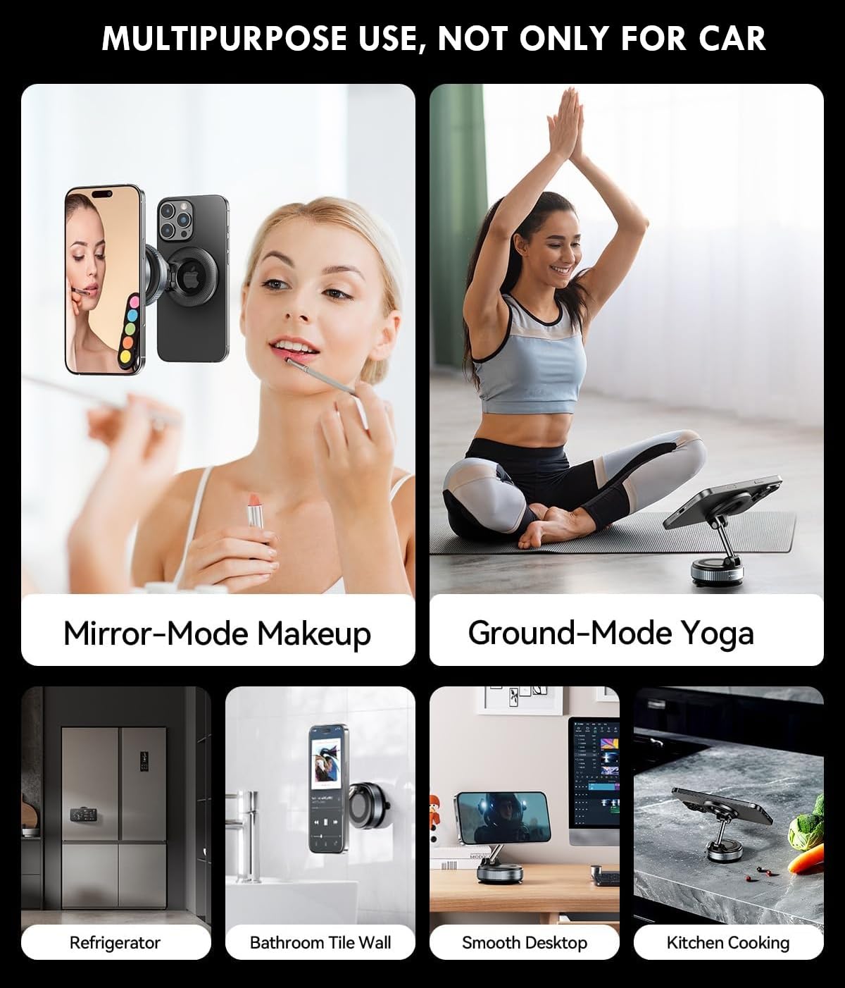Magnetic Phone Holder | AstroMax - Black