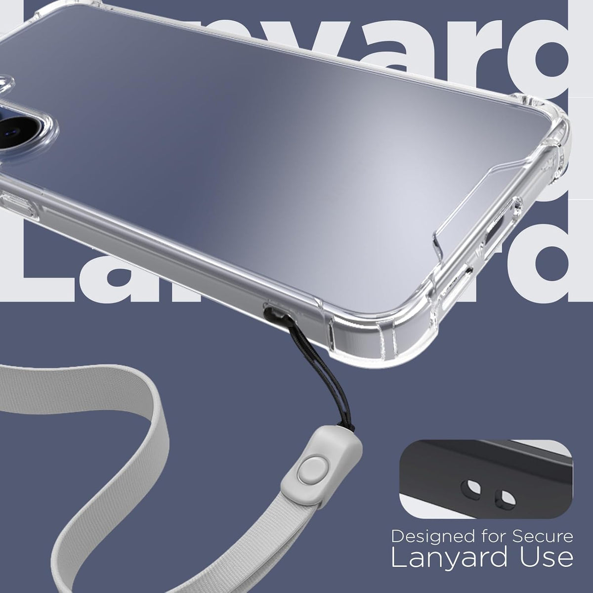 Samsung Galaxy S25 FE Back Cover Case | Sleek Hydrid - Clear