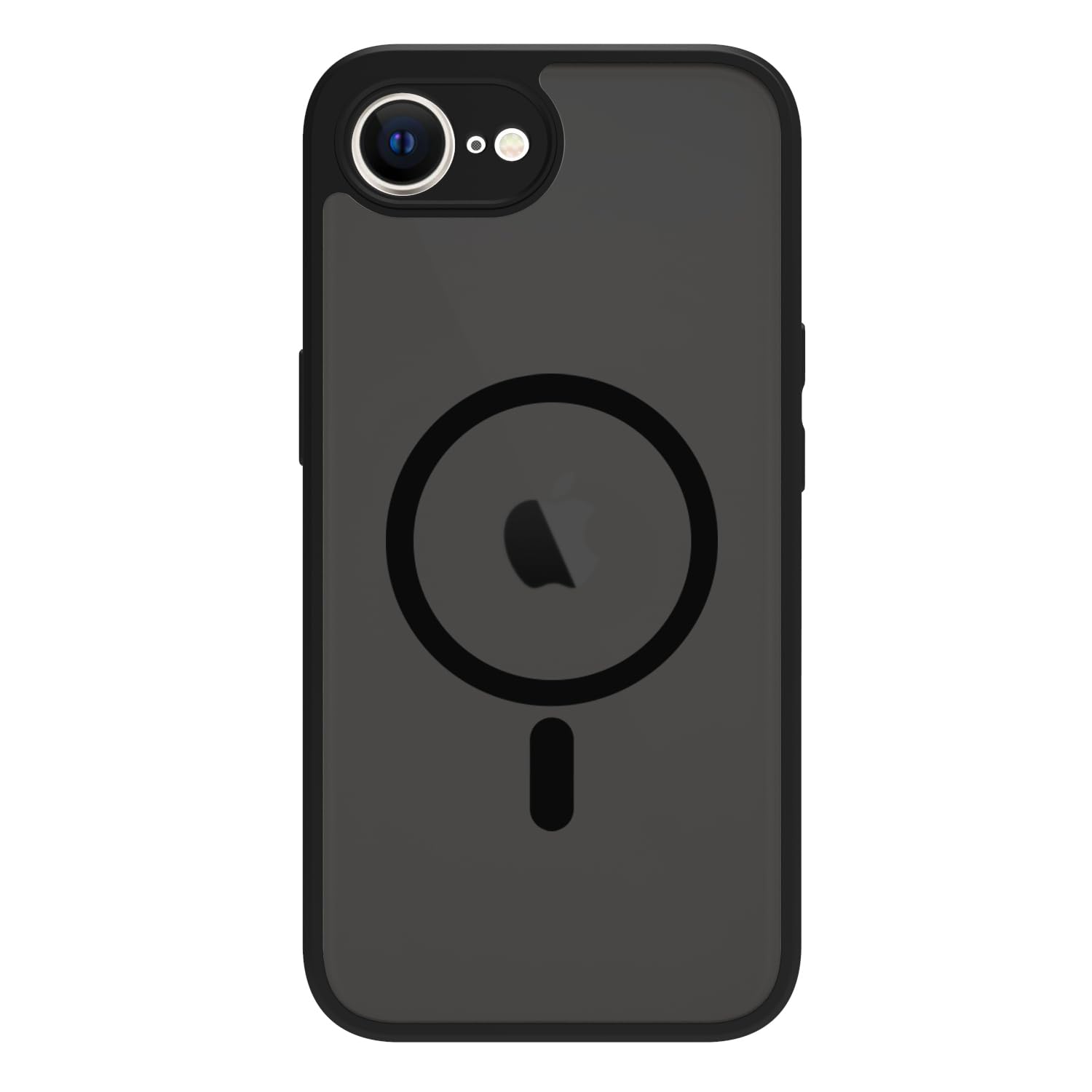 iPhone 16e / iPhone 17e Back Cover Case | Sleek Hybrid - Matte Black Magnetic