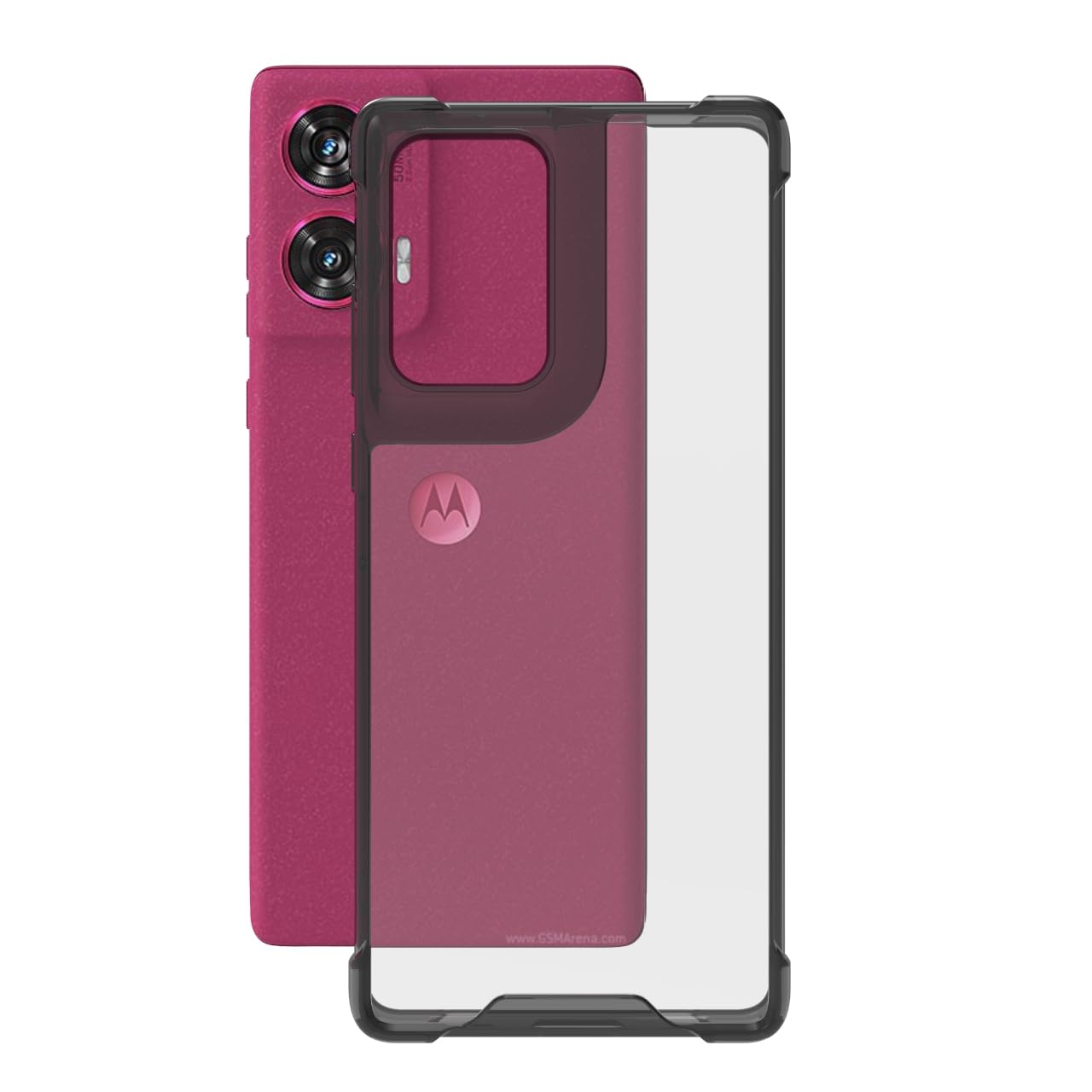 Motorola Edge 50 Fusion / Motorola G96 5G Back Cover Case | Clear Hybrid - Clear