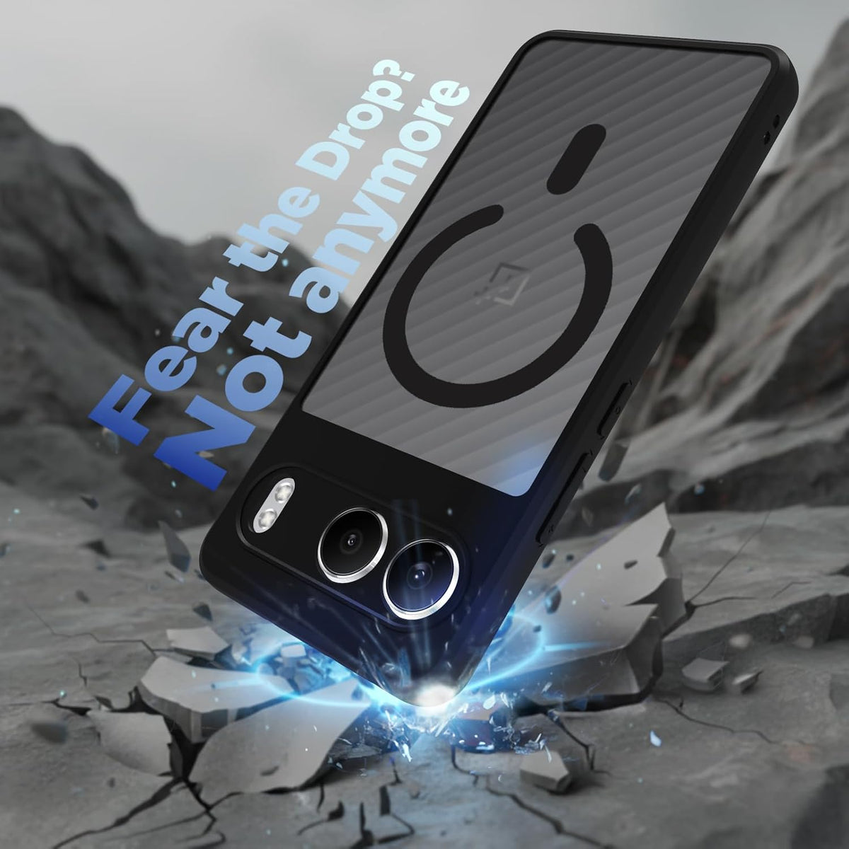 OnePlus Nord 4 5G Back Cover Case | Sleek Hybrid - Matte Black Magnetic