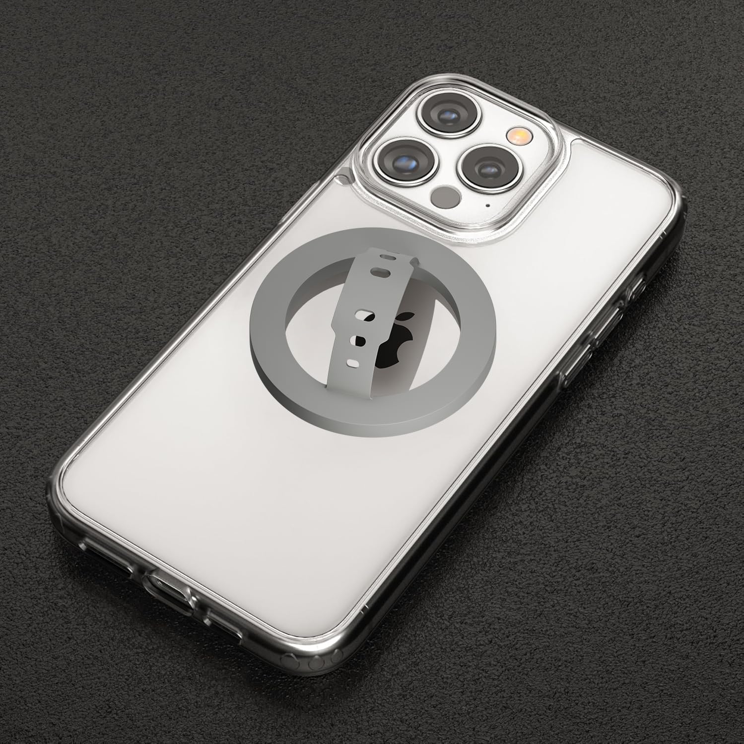 MagSafe Silicone Phone Grip | Finger Loop Holder - Silcy Grey