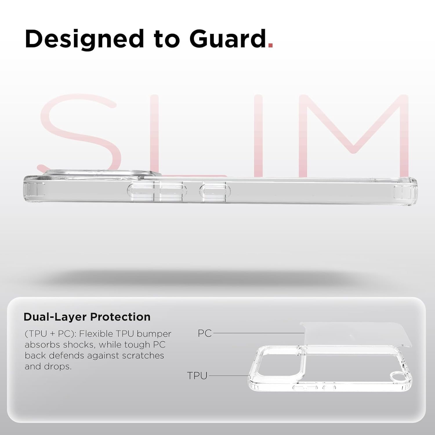 Nothing Phone 4a Pro 5G Back Cover Case | Clear Hybrid - Clear