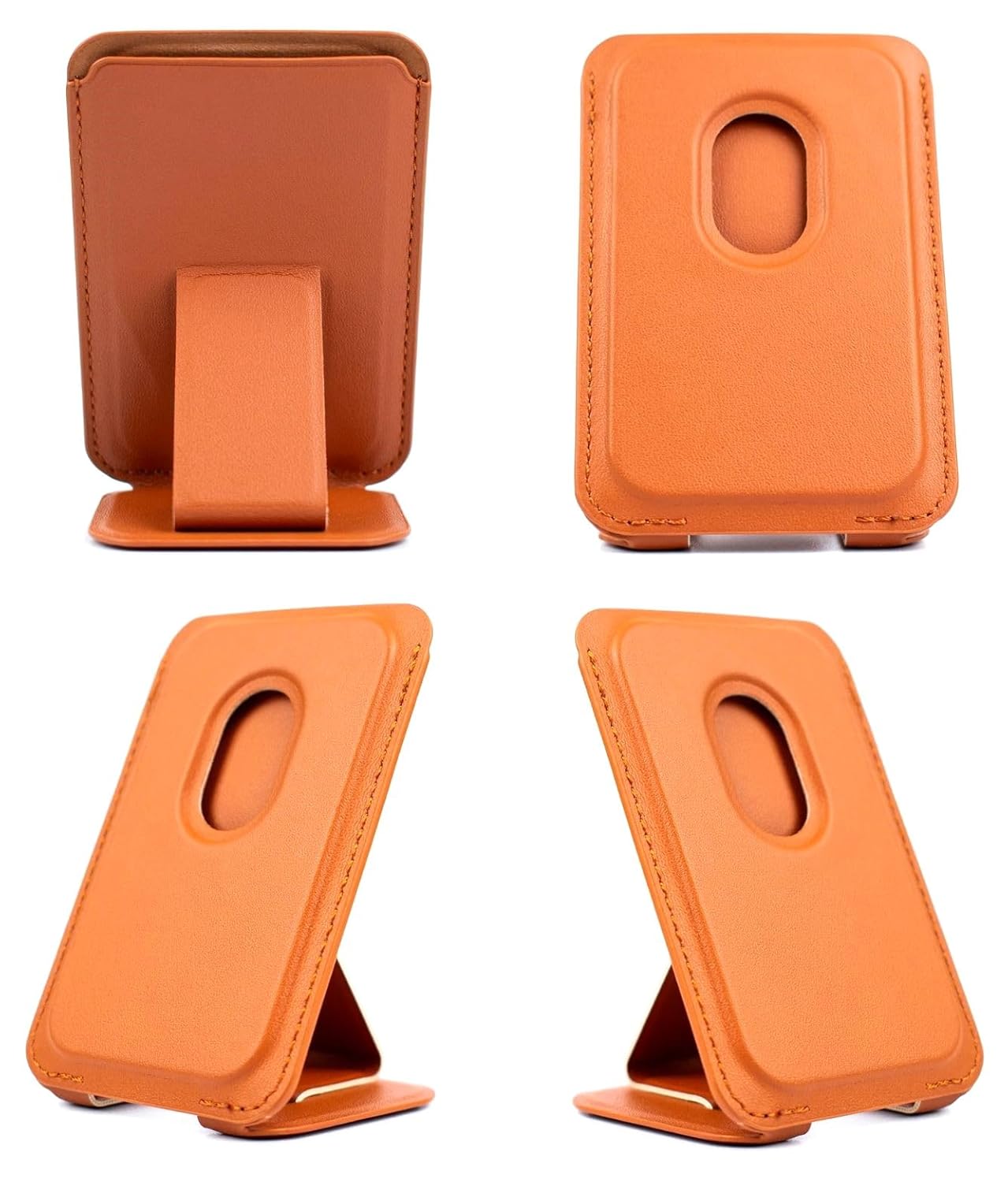 Phone Wallet | Card Holder with Stand - Mocha Brown
