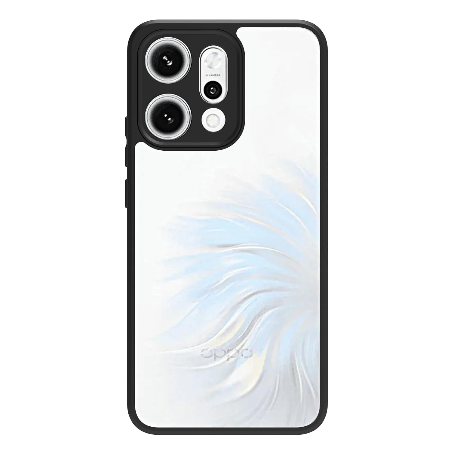 Oppo Reno 14 Pro 5G Back Cover Case | Sleek Hybrid - Clear Black