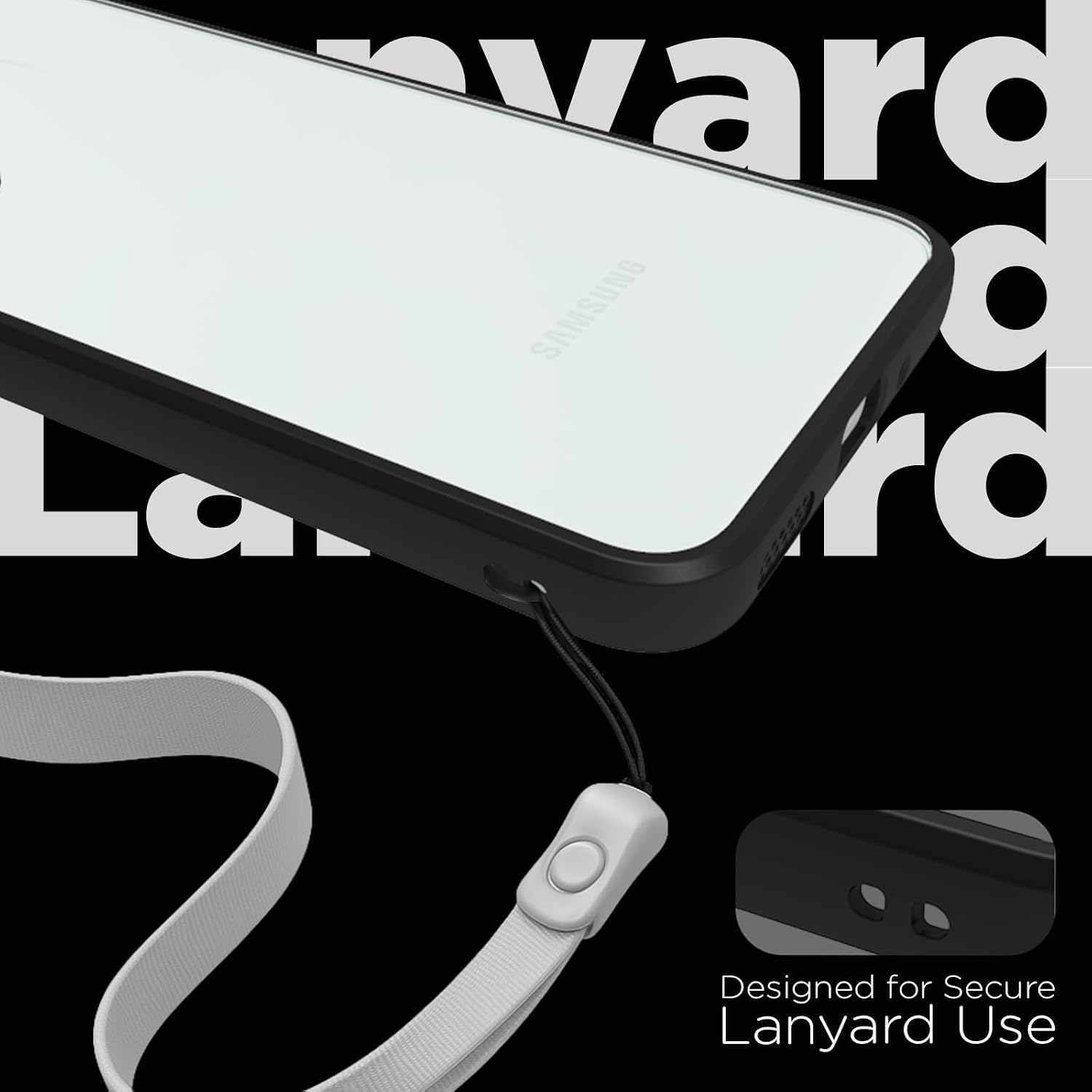 Samsung Galaxy A27 Back Cover Case | Sleek Hybrid - Clear Black
