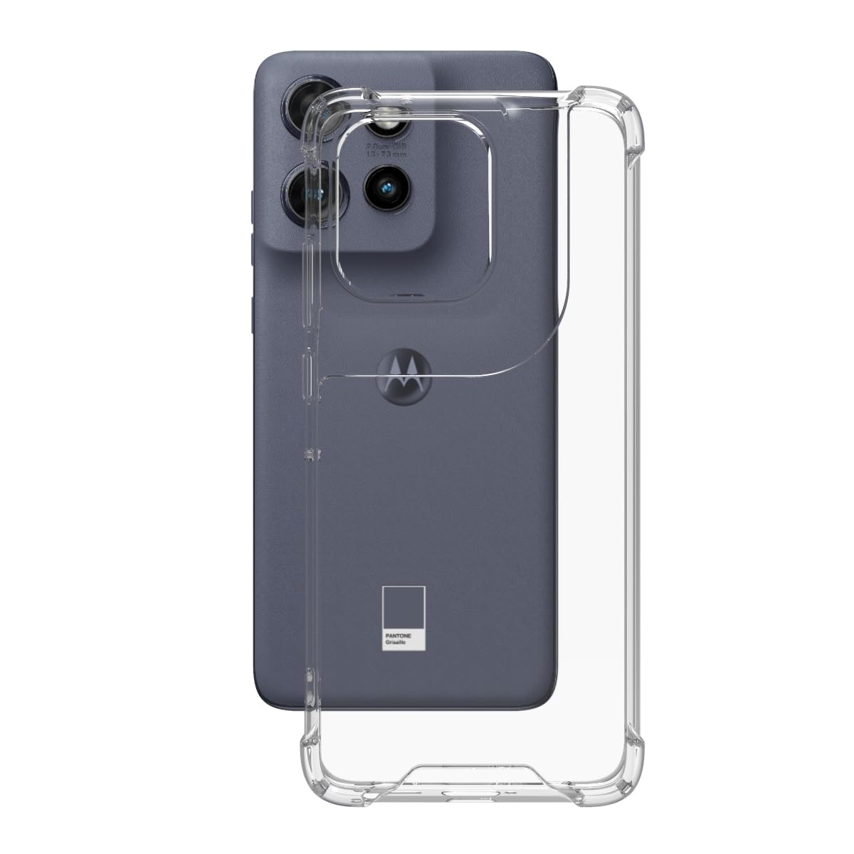 Motorola Edge 50 Neo 5G Back Cover Case | Clear Hybrid - Clear Transparent