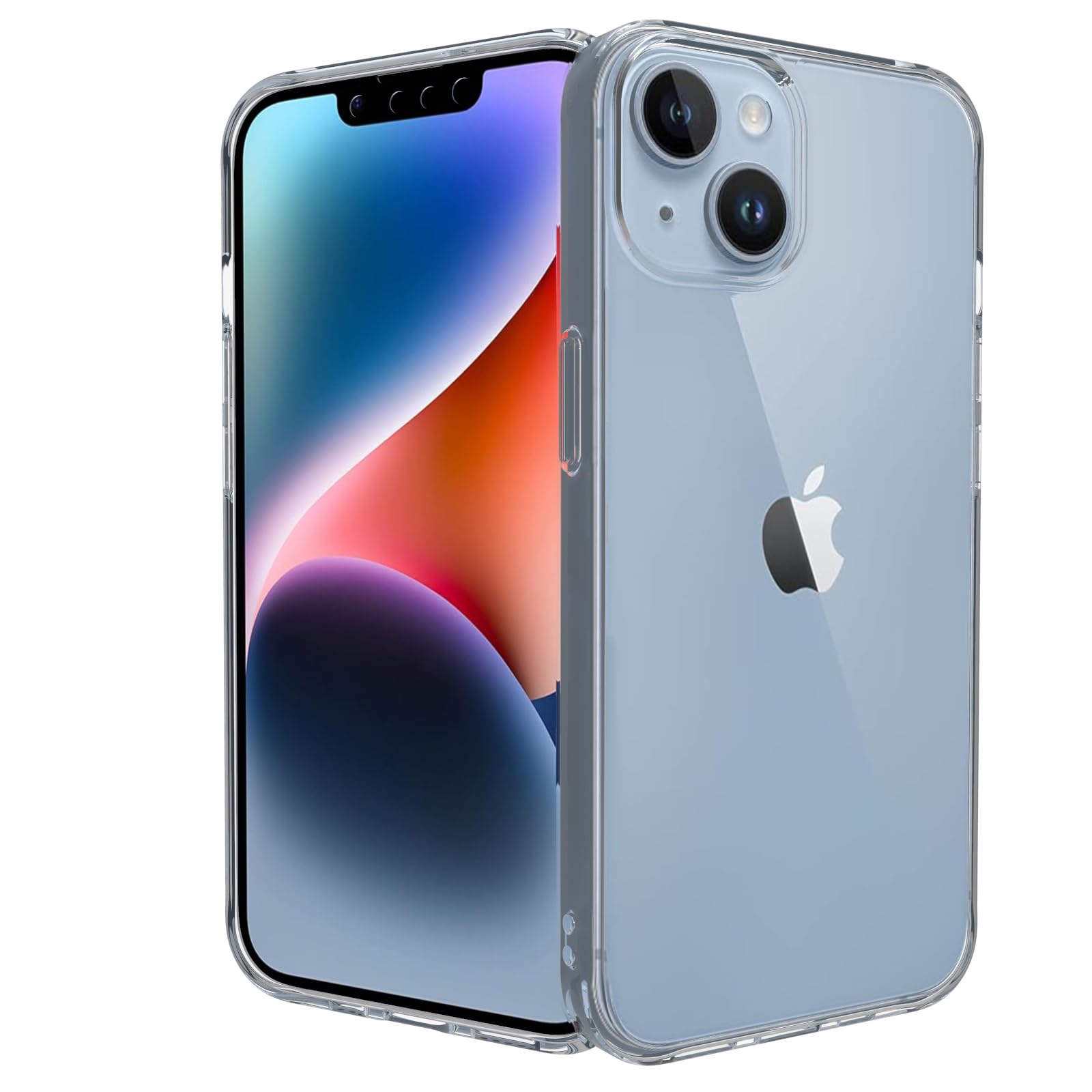 iPhone 14 Back Cover Case | Clear Hybrid - Clear