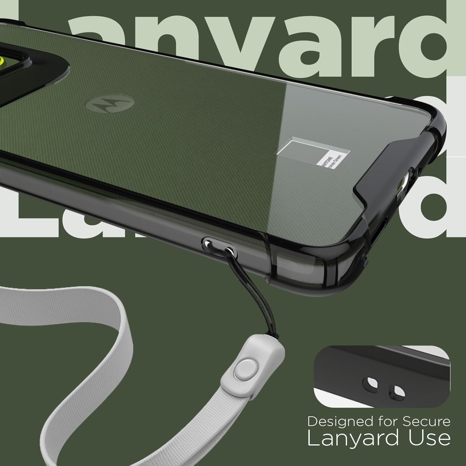 Moto Edge 70 5G Back Cover Case | Clear Hybrid - Clear Smoke