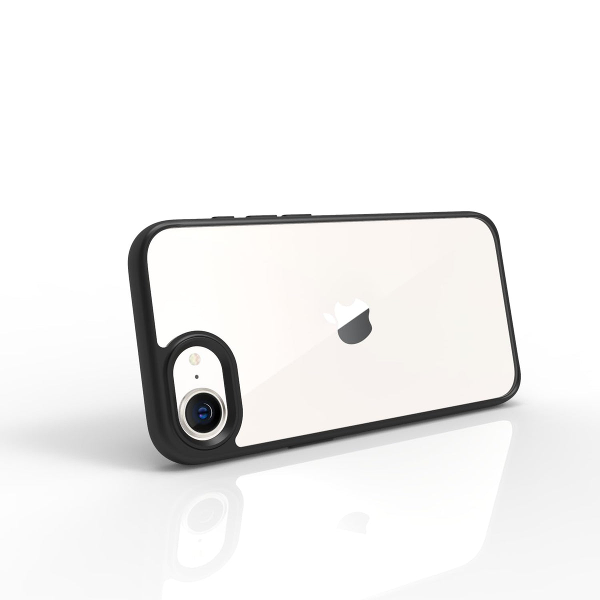 iPhone 16e / iPhone 17e Back Cover Case | Tough  Hybrid - Clear Black