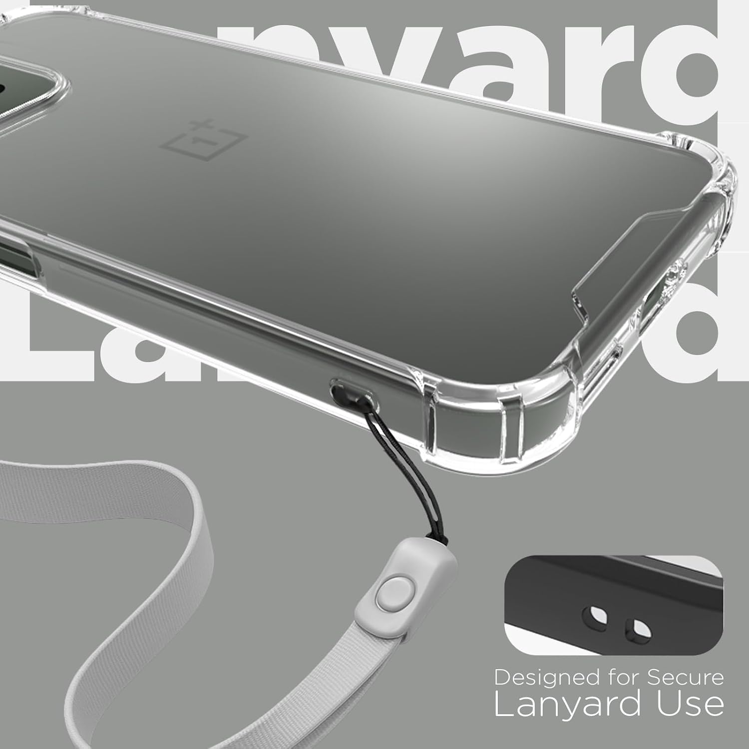 OnePlus N6 Back Cover Case | Clear Hybrid - Clear