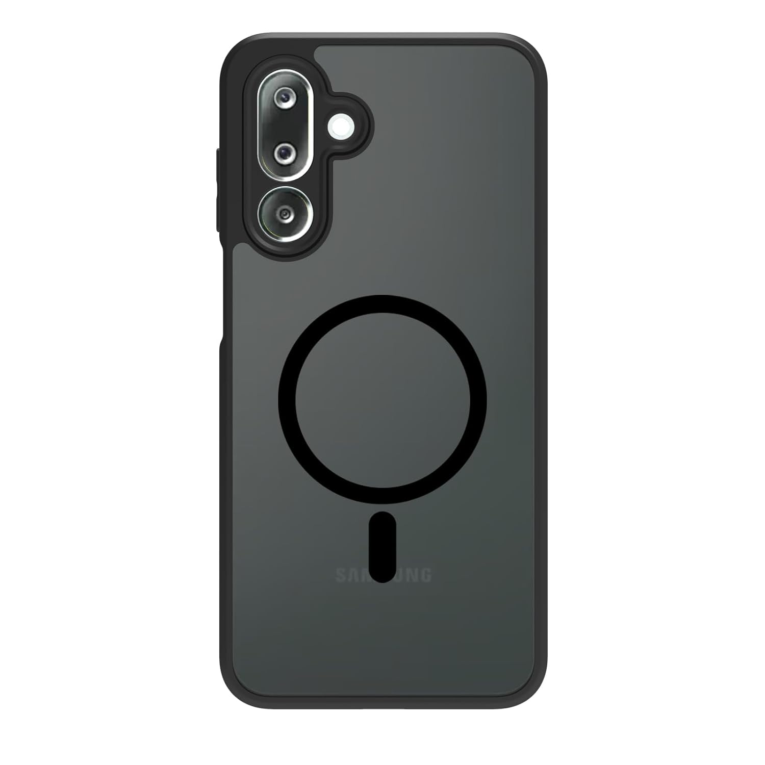 Samsung Galaxy M36 5G / F36 5G Back Cover Case | Sleek Hybrid - Matte Black Magnetic