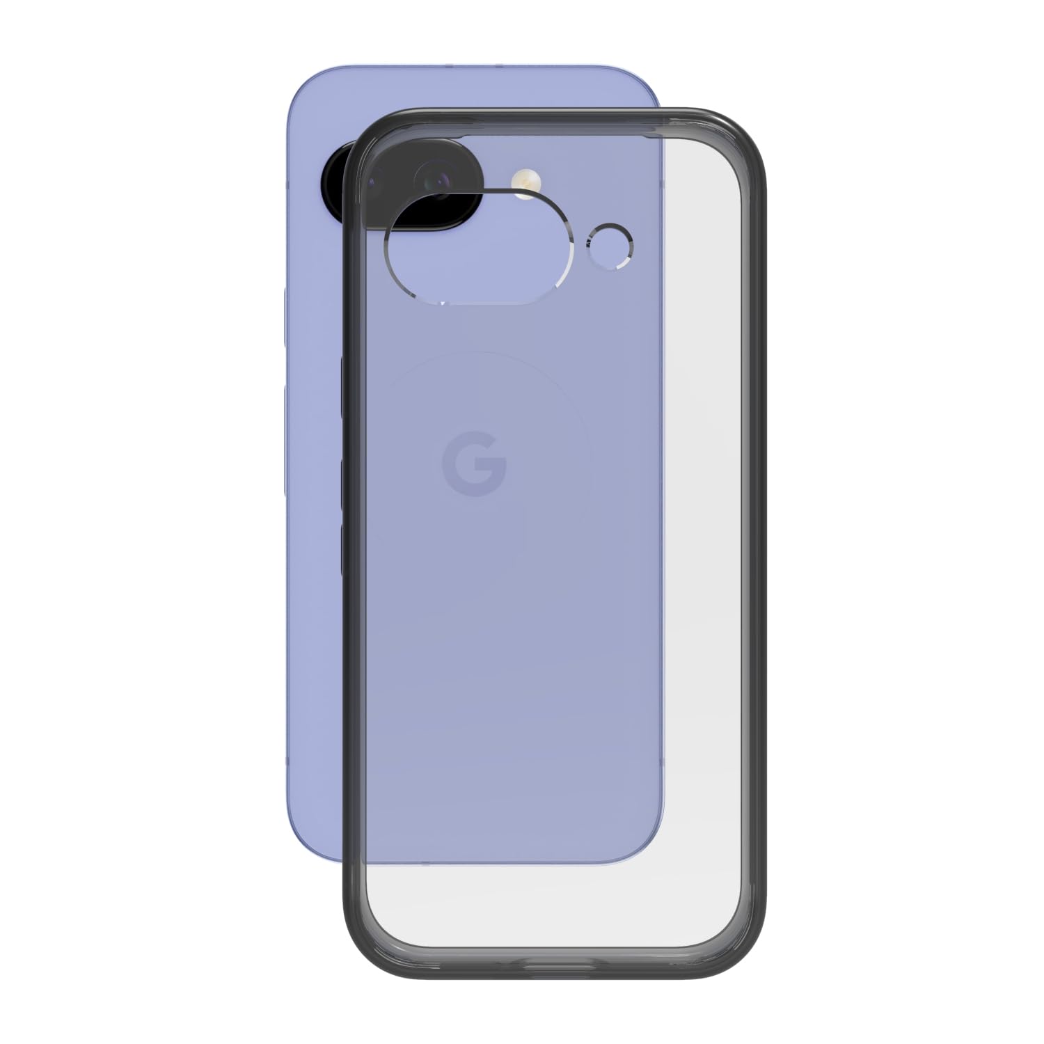 Google Pixel 9a Back Cover Case | Clear Hybrid - Clear Smoke
