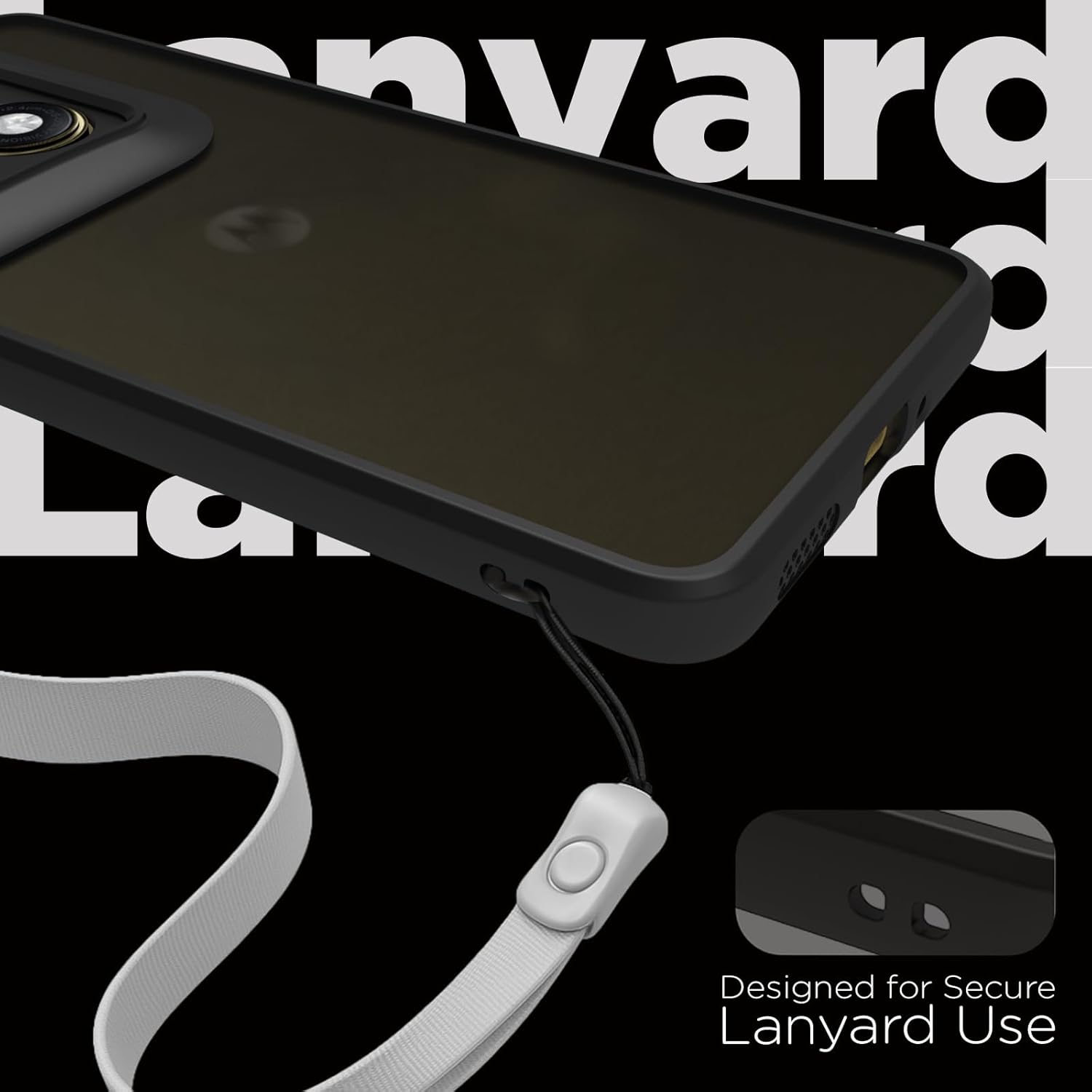 Motorola Signature Back Cover Case | Sleek Hybrid - Matte Black