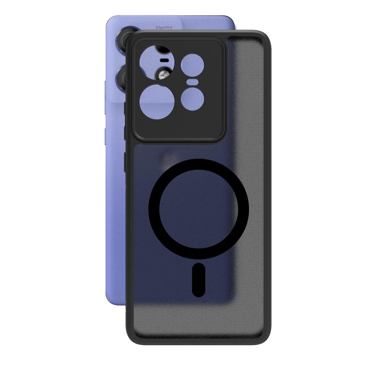 Motorola Moto Edge 50 Pro 5G Back Cover Case | Sleek Hybrid - Matte Black Magnetic