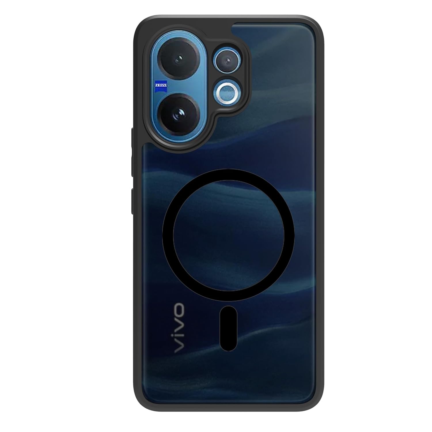 Vivo V60 5G / T4 Pro 5G / V60e 5G Back Cover Case | Sleek Hybrid - Matte Black Magnetic