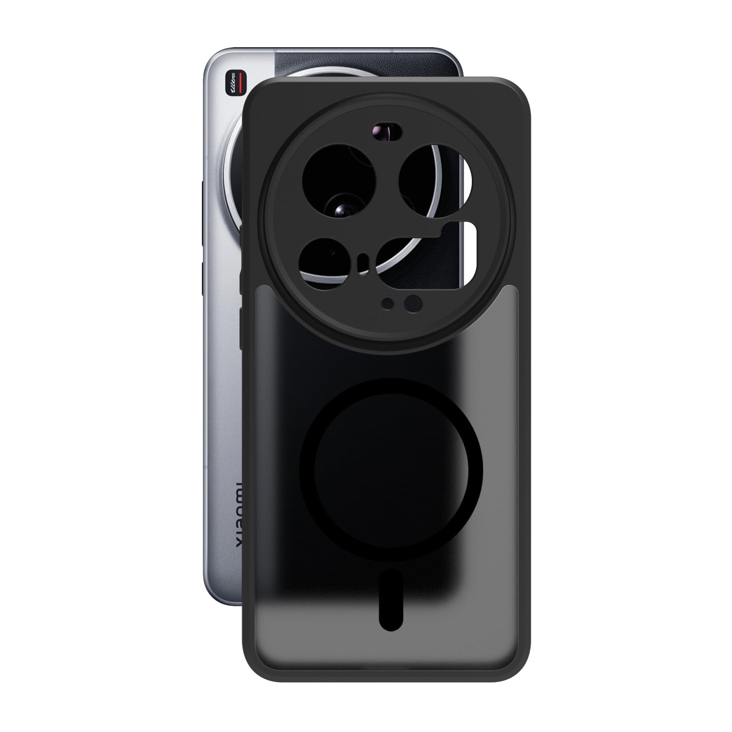 Xiaomi 15 Ultra Back Cover Case | Sleek Hybrid - Matte Black Magnetic