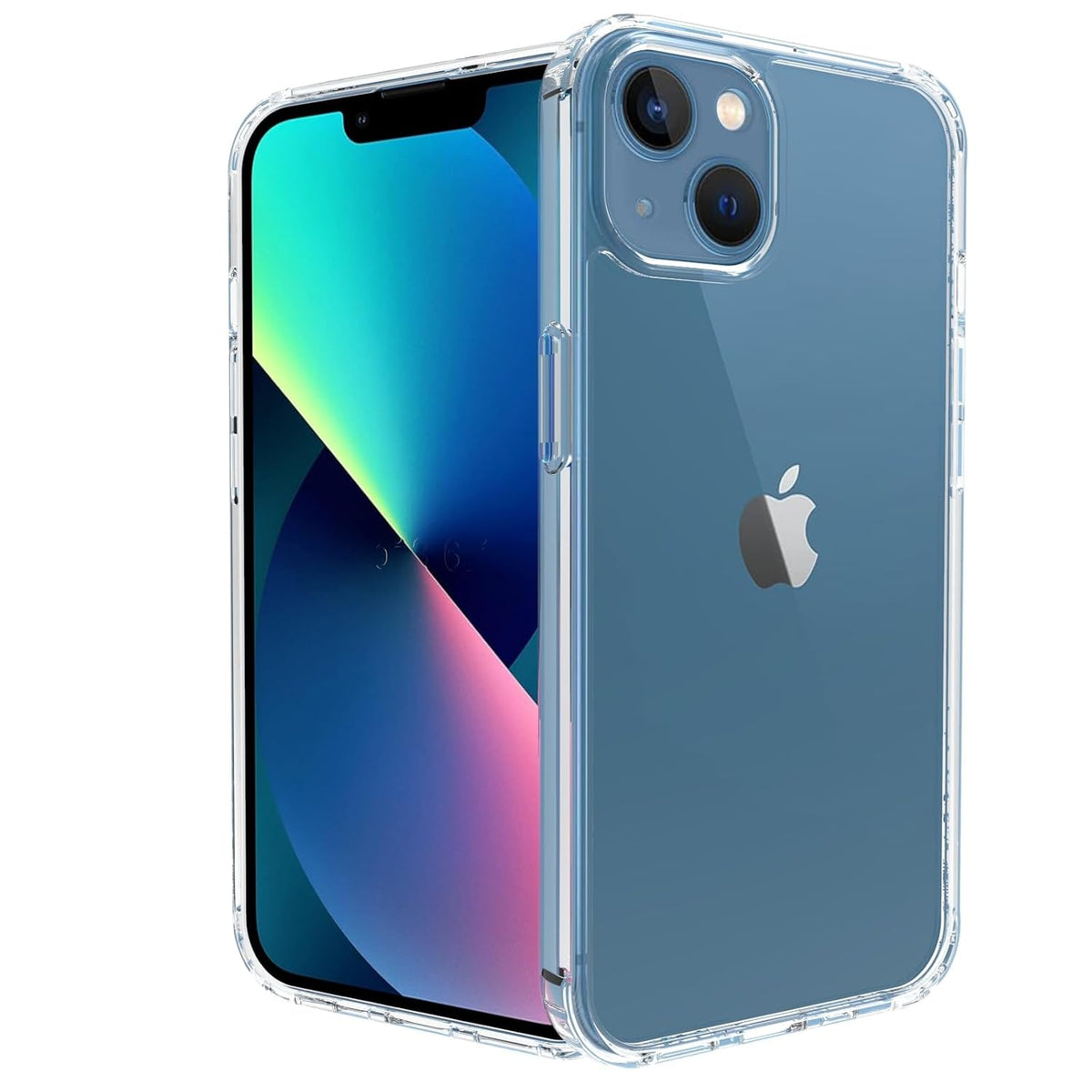 iPhone 13 Back Cover Case | Clear Hybrid - Clear